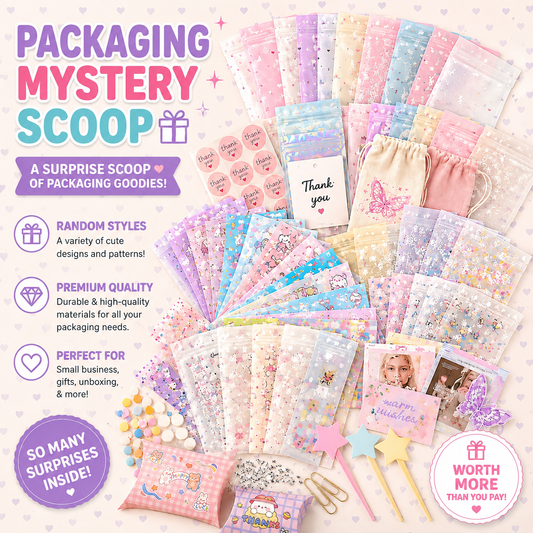 Lunascoops Packaging Mystery Scoop product assortment